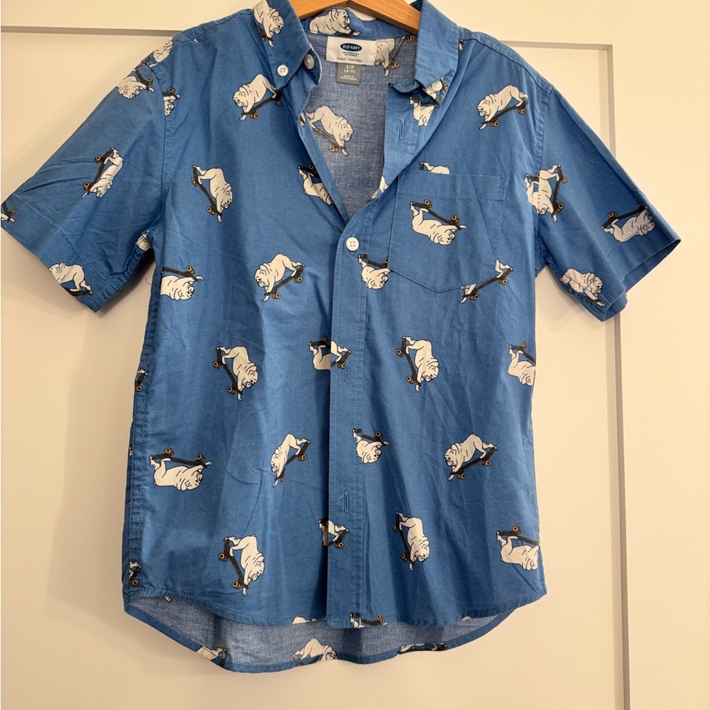 Old Navy Blue Graphic kid’s Shirt
